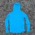 Runyon Unisex Aqua Trail Hoodie Shirt Long Sleeve Thumbholes Quick Dry American Made In USA