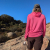 Runyon Unisex Hot Pink Hoodie Shirt Long Sleeve Thumbholes Sun Protection Quick Dry American Made In USA