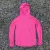 Runyon Unisex Hot Pink Hoodie Shirt Long Sleeve Thumbholes Sun Protection Quick Dry American Made In USA