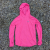 Runyon Unisex Hot Pink Hoodie Shirt Long Sleeve Thumbholes Sun Protection Quick Dry American Made In USA