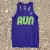 Runyon Purple Neon RUN Fitness Tank Made In USA | Runyon Canyon Apparel