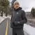 Runyon French Terry Cotton Dark Heather Grey Charcoal Pullover Hoodie Sweatshirt - Hidden Pockets, Thumbholes & Watch Windows - American Made In USA