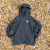 Runyon French Terry Cotton Dark Heather Grey Charcoal Pullover Hoodie Sweatshirt - Hidden Pockets, Thumbholes & Watch Windows - American Made In USA