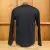 Runyon Men's Black Long Sleeve Performance Running Shirt Workout Gym Training Made In The USA
