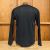 Runyon Men's Black Long Sleeve Performance Running Shirt Workout Gym Training Made In The USA