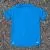 Runyon Mens Cyan Bright Blue Made In USA Running Shirt Performance Moisture Wicking Workout Shirt