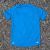 Runyon Mens Cyan Bright Blue Made In USA Running Shirt Performance Moisture Wicking Workout Shirt