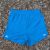 Runyon Bright Cyan Blue Running Short - Retro Ranger 4" Inch Workout Short American Made In USA
