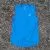Runyon Men's Amazing Cyan Blue Sleeveless Muscle Tee Performance Workout Tank Top American Made In USA