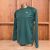 Runyon Men's Forest Green Long Sleeve Performance Shirt Made In USA - Running, Hiking, Gym, Fitness, Workout