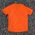 Men's Neon Orange Fluorescent Hot Running Shirt Moisture Wicking American Made In USA