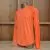 Runyon Mens Neon Orange Long Sleeve Performance Shirt - Made In USA, Running Hiking Workout Gym