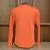 Runyon Mens Neon Orange Long Sleeve Performance Shirt - Made In USA, Running Hiking Workout Gym