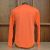 Runyon Mens Neon Orange Long Sleeve Performance Shirt - Made In USA, Running Hiking Workout Gym