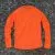 Runyon Mens Neon Orange Long Sleeve Performance Shirt - Made In USA, Running Hiking Workout Gym