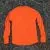 Runyon Mens Neon Orange Long Sleeve Performance Shirt - Made In USA, Running Hiking Workout Gym