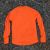 Runyon Mens Neon Orange Long Sleeve Performance Shirt - Made In USA, Running Hiking Workout Gym