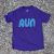 Men's Purple Running Shirt Moisture Wicking American Made In USA