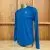 Mens Royal Blue Long Sleeve Performance Workout  Running Shirt Made In USA