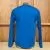Mens Royal Blue Long Sleeve Performance Workout  Running Shirt Made In USA