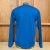 Mens Royal Blue Long Sleeve Performance Workout  Running Shirt Made In USA