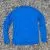 Mens Royal Blue Long Sleeve Performance Workout  Running Shirt Made In USA