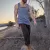 Runyon Steel Grey Razor Strap Pump Tank - Gym Stringer Racerback Workout Tank Top American Made In USA