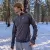 Men's Unisex Slate Charcoal Track Quarter Zip - Made In USA - Runyon Canyon Apparel