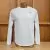 Runyon Men's Long Sleeve White Running Shirt Made In USA - Training, Workout, Hiking, Gym