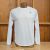Runyon Men's Long Sleeve White Running Shirt Made In USA - Training, Workout, Hiking, Gym