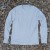 Runyon American Made In USA Men's Light Grey Silver Long Sleeve Trail Running Shirt Moisture Wicking Performance Active Shirt Warm Weather Sun Protection