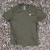 Runyon American Made In USA Men's Dark Forest Green Short Sleeve Trail Running Shirt Moisture Wicking Performance Active Shirt Warm Weather Sun Protection