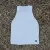 Runyon Brown Logo Hybrid Training Tank for Running, Gym, Workouts American Made In USA White Tank Top Singlet