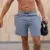 Runyon Heather Grey French Terry Tri Blend 7" Sweatshort - Gym, Workout, Hiking, Casual, Fitness American Made In USA - Runyon Canyon Apparel