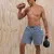 Runyon Heather Grey French Terry Tri Blend 7" Sweatshort - Gym, Workout, Hiking, Casual, Fitness American Made In USA - Runyon Canyon Apparel