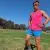 Runyon Men's Hot Pink Racerback Fitness Tank Top - Running, Workout, Gym Singlet - Made In The USA