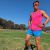 Runyon Men's Hot Pink Racerback Fitness Tank Top - Running, Workout, Gym Singlet - Made In The USA