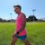 Runyon Men's Hot Pink Racerback Fitness Tank Top - Running, Workout, Gym Singlet - Made In The USA