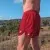 Runyon Red Running Short - Retro Ranger 4" Inch Workout Short American Made In USA