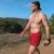 Runyon Red Running Short - Retro Ranger 4" Inch Workout Short American Made In USA