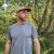 Runyon Red Rock Rust Rad Reflective Performance Camp Hat American Made In USA Trail Running Cap, Hiking, Outdoors, Fitness