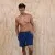 Runyon Navy Blue French Terry Cotton 7" Sweatshorts - Gym, Workout, Hiking, Casual, Fitness American Made In USA - Runyon Canyon Apparel