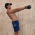 Runyon Navy Blue French Terry Cotton 7" Sweatshorts - Gym, Workout, Hiking, Casual, Fitness American Made In USA - Runyon Canyon Apparel