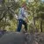 Runyon Mens Long Sleeve Camp Shirt Hiking Running Steel Medium Grey American Made In USA