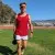 Runyon Men's Red Racerback Fitness Tank Top - Running, Workout, Gym Singlet - Made In The USA