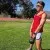 Runyon Men's Red Racerback Fitness Tank Top - Running, Workout, Gym Singlet - Made In The USA