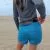 Runyon Women's Unisex Bright Blue Cyan 4" Ranger Retro Running Short American Made In USA Track Workout Gym Yoga Fitness Short American Made In USA