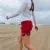 Runyon Women's Unisex Long Sleeve White Running Shirt Made In USA - Training, Workout, Hiking, Gym