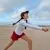 Runyon Women's Unisex Long Sleeve White Running Shirt Made In USA - Training, Workout, Hiking, Gym