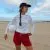 Runyon Women's Unisex Long Sleeve White Running Shirt Made In USA - Training, Workout, Hiking, Gym